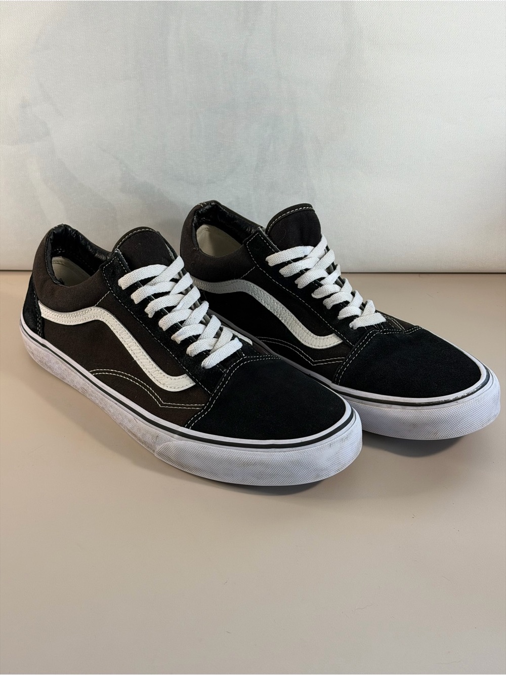 Vans Black and White Old Skool Sneakers